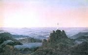 Caspar David Friedrich Morgen im Riesengebirge oil on canvas